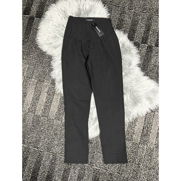 Boohoo Pleat‎ Detail Slim Fit Pants Size 4 - Picture 5 of 7